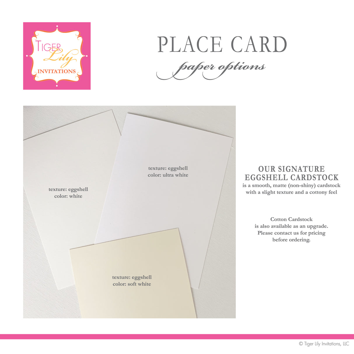 paper options showing white, ultra white, and soft white colors