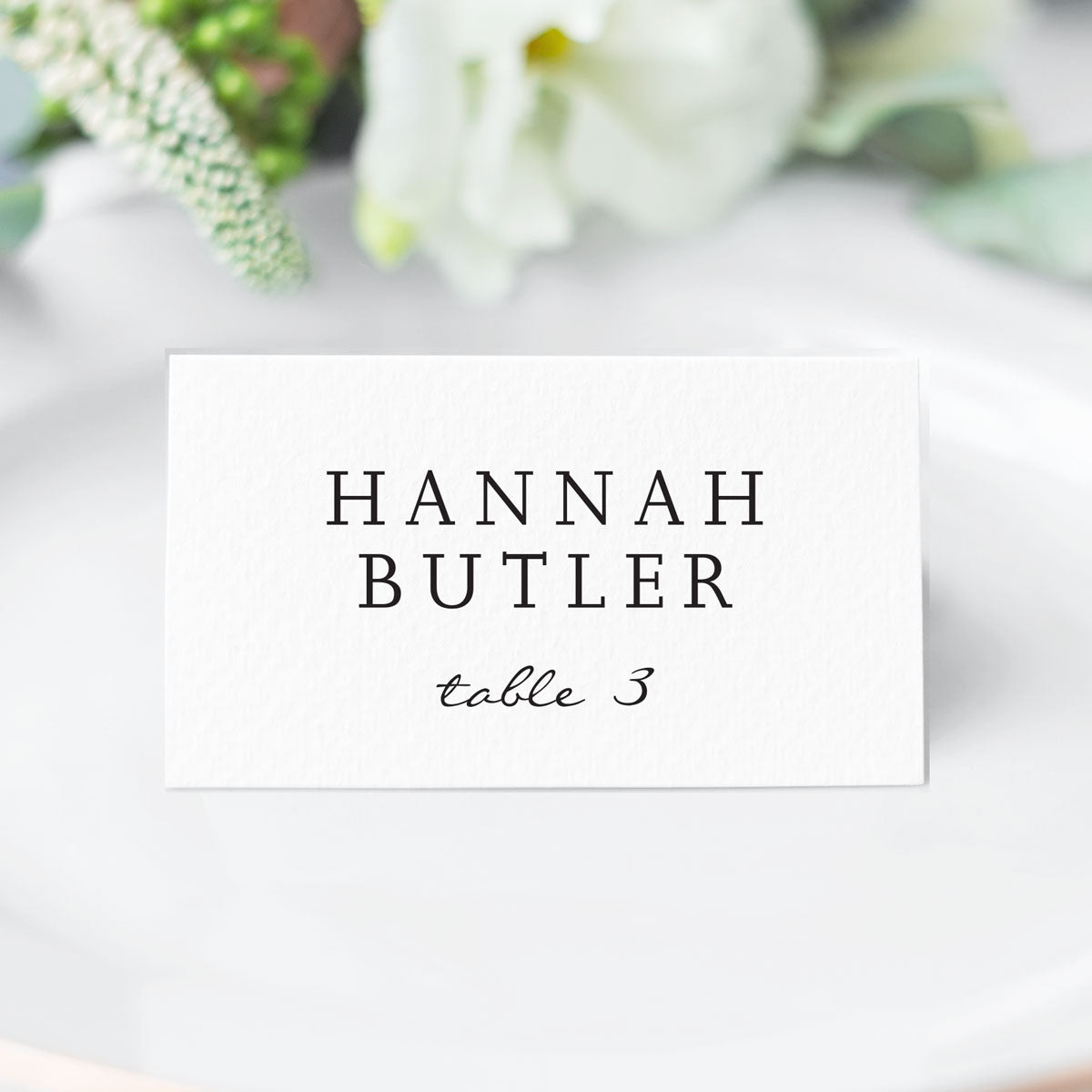 Hannah Elegance Place Cards or Escort Cards