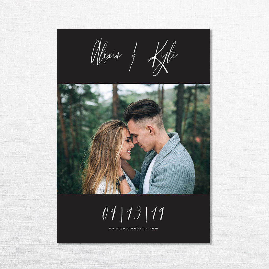 Modern Chic Photo Save the Date