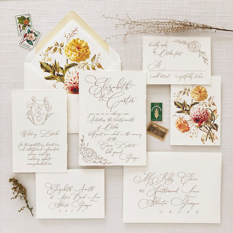 Modern Calligraphy Wedding Collection