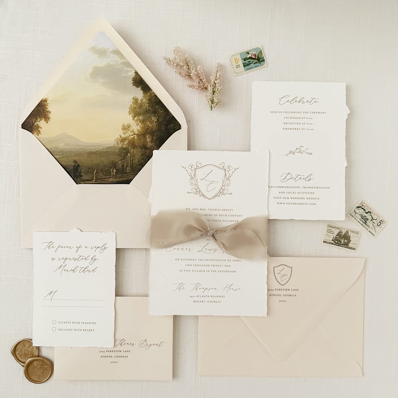 Signature Wedding Invitation Sample Sets