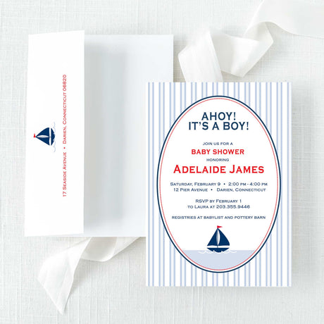 Nautical Sailboat Invitations