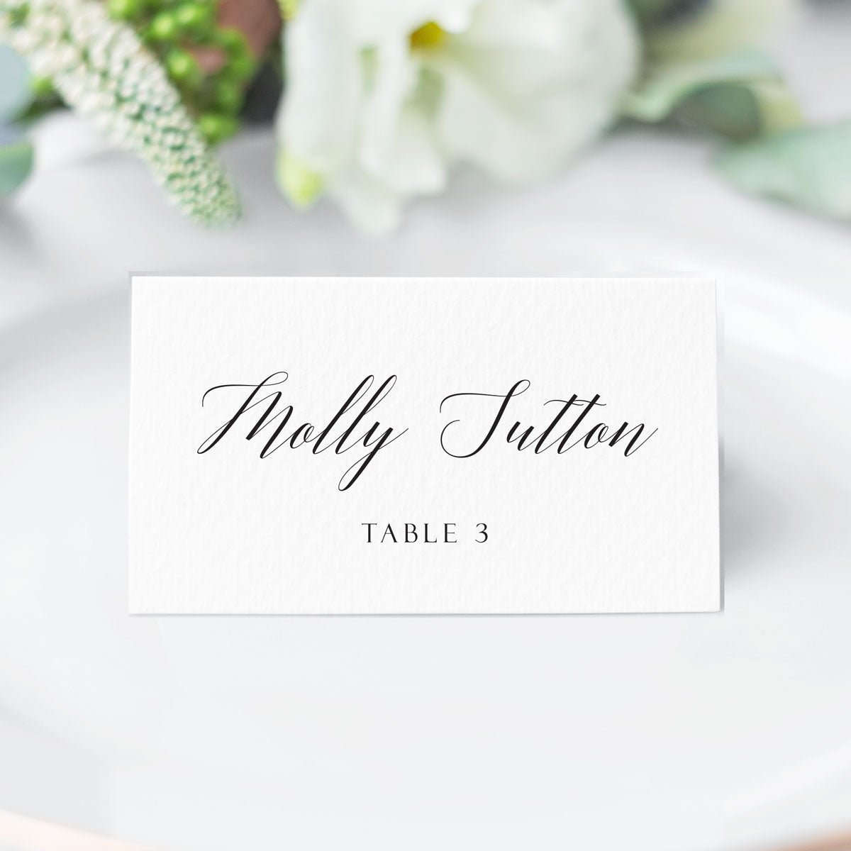 Modern Classic Place Cards or Escort Cards