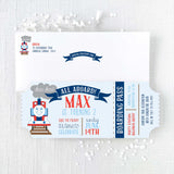 Train Birthday Invitation
