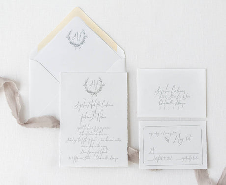 Fine Art Wedding Invitation - Sample Set