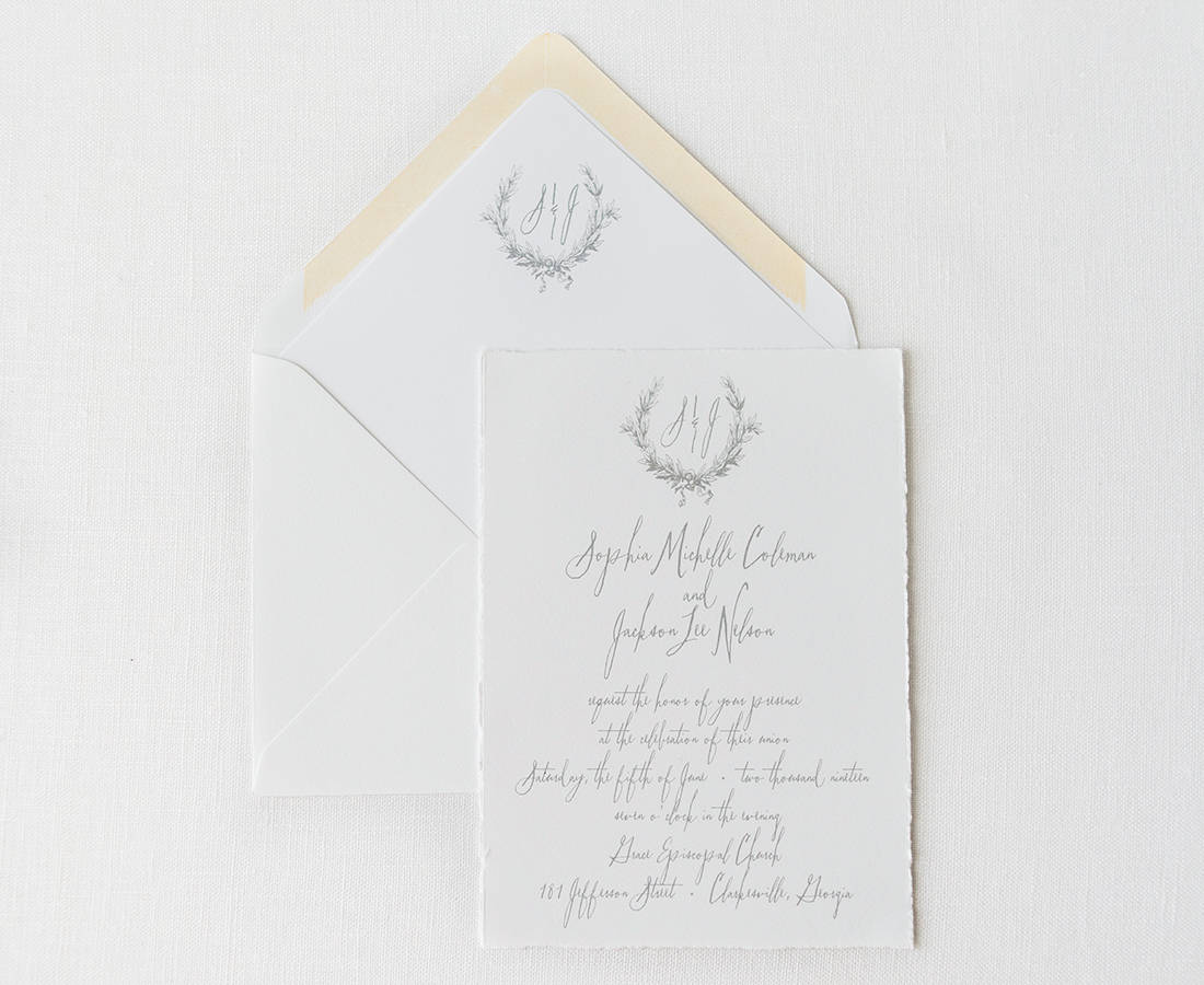 Fine Art Wedding Invitation - Sample Set