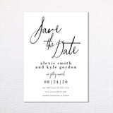 Modern Chic Save the Date