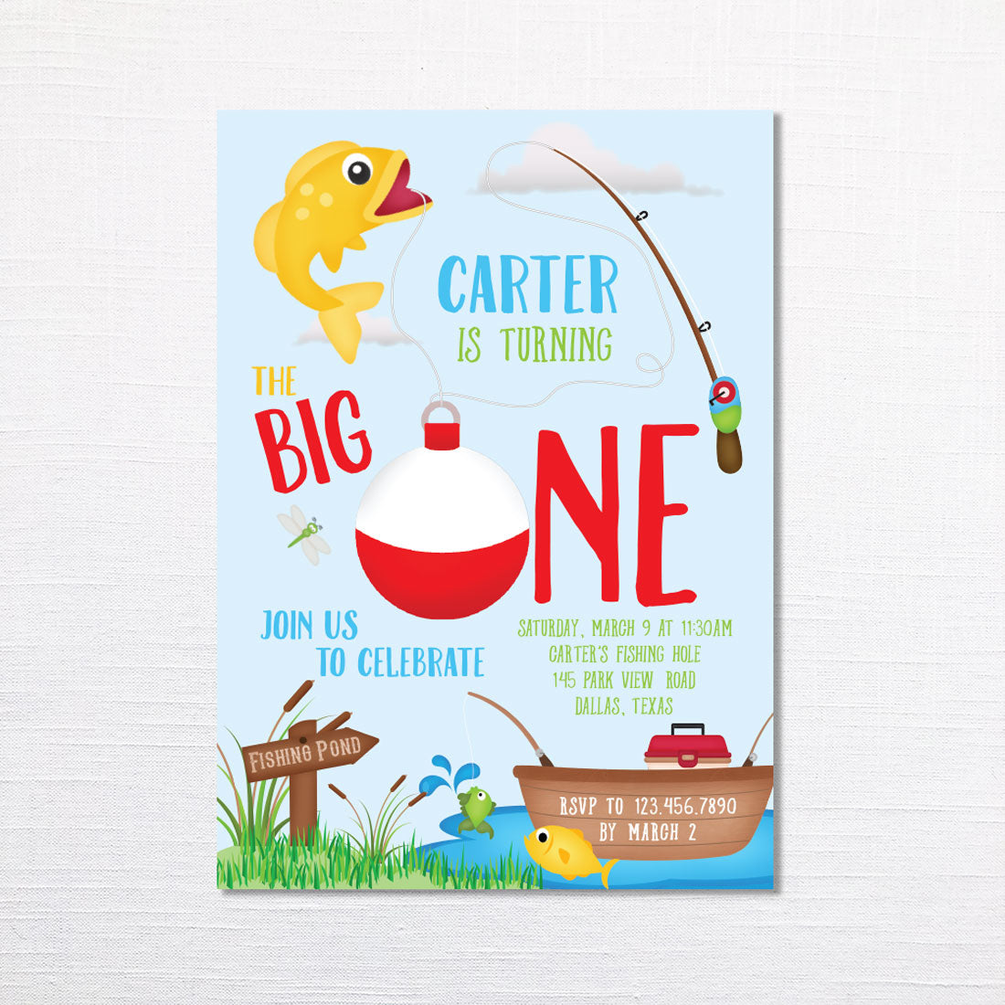 The Big ONE Birthday Invitation